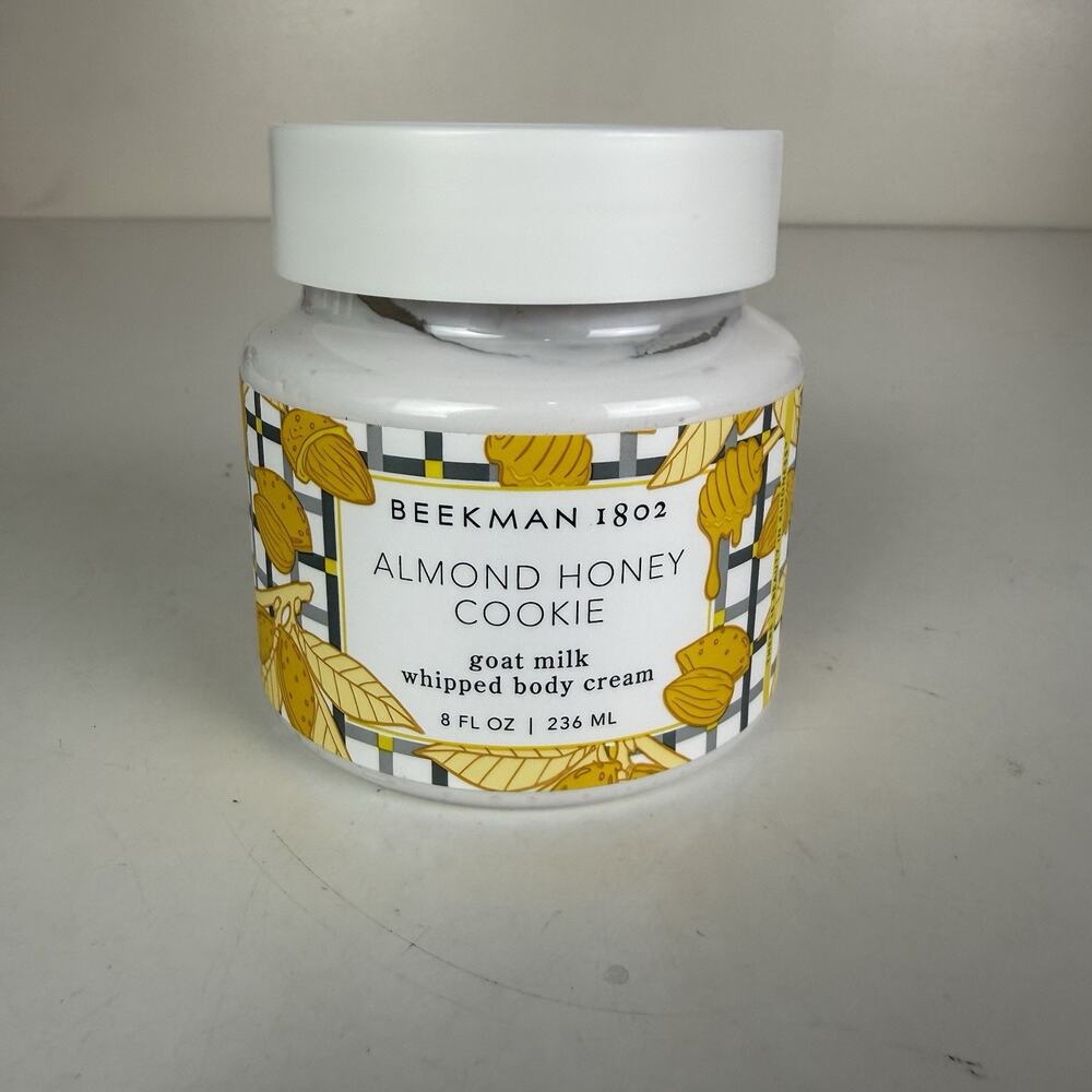 Beekman 1802 Goat Milk Body Whipped Cream Almond Honey Cookie Sealed 8 Ounce